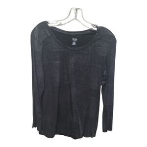 a.n.a top black and bronze size PL